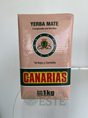 Yerba Mate Canarias Té Rojo Y Centella Uruguay 1 Kg / 500 G